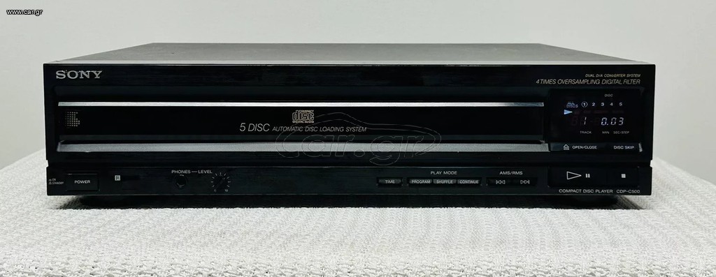 CD PLAYER SONY CDP-C500 - 5 ΔΙΣΚΩΝ - 5 DISC CHANGER