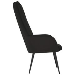 Πολυθρόνα Relax Μαύρη Βελούδινη 341200-thumb-3