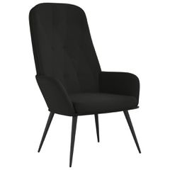 Πολυθρόνα Relax Μαύρη Βελούδινη 341200-thumb-1