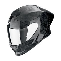 ΚΡΑΝΟΣ ΜΗΧΑΝΗΣ SCORPION EXO-R1 EVO II CARBON ONYX AIR SOLID BLACK