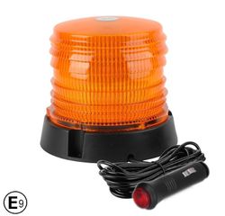 LED Φάρος 60 LED Πορτοκαλί 12V - 24V Με Βίδες και Μαγνήτη FZMAR733