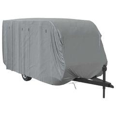 Κάλυμμα τροχόσπιτου Γκρι 550x250x220 cm Μη υφασμένο ύφασμα 4015866-thumb-3