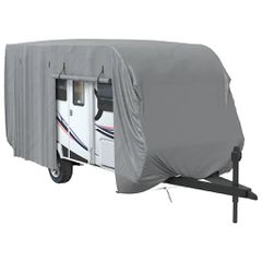 Κάλυμμα τροχόσπιτου Γκρι 550x250x220 cm Μη υφασμένο ύφασμα 4015866-thumb-1