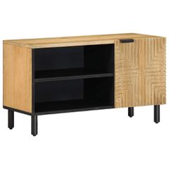 Ντουλάπι τηλεόρασης καφέ 80x31,5x46 cm από μασίφ ξύλο Mango 4017735