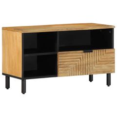 Ντουλάπι τηλεόρασης καφέ 80x33x46 cm μασίφ ξύλο Mango 4017737
