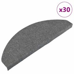 Πατάκια Σκάλας Αυτοκόλλητα 30 τεμ. Γκρι 65 x 22,5 x 3,5 εκ. 3365912