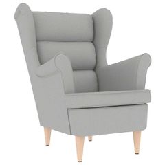 πολυθρόνα Cloud Grey 74x84x100 cm Ύφασμα 4016905-thumb-1