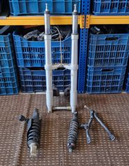 BMW R1200GS 2004 2006 ΜΠΡΟΣΤΙΝΟ ΣΥΣΤΗΜΑ ΚΟΜΠΛΕ ΑΜΟΡΤΙΣΕΡ ΕΜΠΡΟΣ ΠΙΣΩ-thumb-1