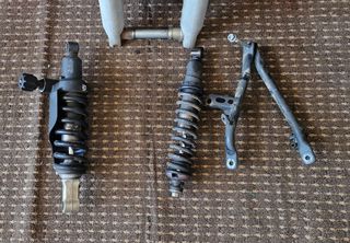 BMW R1200GS 2004 2006 ΜΠΡΟΣΤΙΝΟ ΣΥΣΤΗΜΑ ΚΟΜΠΛΕ ΑΜΟΡΤΙΣΕΡ ΕΜΠΡΟΣ ΠΙΣΩ-thumb-2
