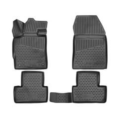 ΠΑΤΑΚΙΑ ΣΕ ΣΚΑΦΗ TPE ΛΑΣΤΙΧΟ ΓΙΑ FORD RANGER T6.2(P703) 2022+ ΔΕΞΙΟΤΙΜΟΝΟ (RHD) ΣΕ ΜΑΥΡΟ ΧΡΩΜΑ NOVLINE - 3 ΤΕΜ