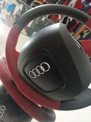 Τιμόνι δέρμα αλκανταρα audi Α4