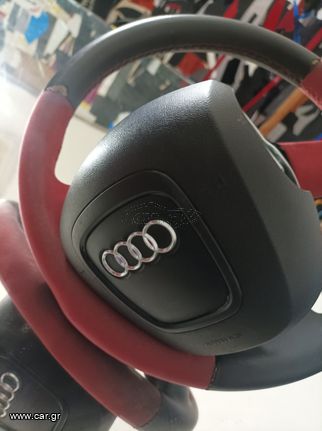 Τιμόνι δέρμα αλκανταρα audi Α4