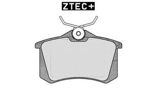 ZTEC+ Τακάκια φρένων AUDI - CITROEN - DS - FIAT - FORD - LANCIA - MG - OPEL - PEUGEOT - RENAULT - SEAT - SKODA - VW