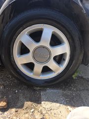 Γνήσιες Ζάντες Αλουμινίου Audi A3 96-03" Καρέ 5x100