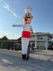 Επαγγελματικό Διαφημιστικό Φουσκωτο SkyDancer 6m Chef Air Dancer