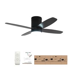 Ανεμιστήρας Οροφής Led Life Μαύρος 107cm με Τηλεχειριστήριο 50Watt-thumb-3