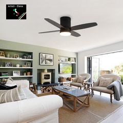 Ανεμιστήρας Οροφής Led Life Μαύρος 107cm με Τηλεχειριστήριο 50Watt-thumb-4