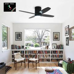 Ανεμιστήρας Οροφής Led Life Μαύρος 107cm με Τηλεχειριστήριο 50Watt-thumb-5