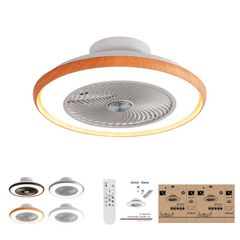 Ανεμιστήρας Οροφής LED 56cm με Φως και Τηλεχειριστήριο 100Watt