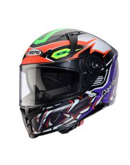 Caberg Avalon-X Gurkha P2 Matt Black/Orange Fluo/Purple