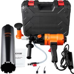 VEVOR Diamond Core Drill Machine Handheld Concrete Core Drill Rig 4in Bit 1500W