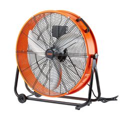 VEVOR Drum Fan 24 Inch High Velocity Industrial Use 3-Speed ​​Timer for Warehouse