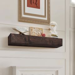 VEVOR Τζάκι Mantel Wood Shelf Floating Rustic Mantel Shelf 72" Ανοιχτό καφέ