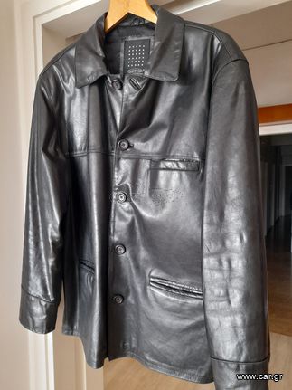 Ανδρικό δερμάτινο σακάκι-thumb-1