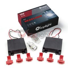 ΛΑΜΠΑ LED T20 21/5W CANBUS W3X16q 6.1W DUAL BEAM NOERROR 12V (SET)  A.R MiTo, Fiat 500, Opel Corsa
