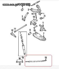 ΚΟΝΤΡΑ ΨΑΛΙΔΙΟΥ ΕΜΠΡΟΣ-NISSAN/D21/PICKUP