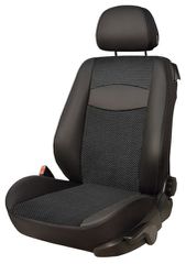 ΚΑΛΥΜΜΑΤΑ ΑΥΤΟΚΙΝΗΤΟΥ ΣΕΤ ΔΕΡΜΑΤΙΝΗ ΔΙΧΡΩΜΟ ΔΙΧΤΥ ΓΙΑ Renault Captur 12/19>03/24