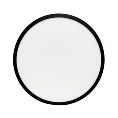 LED πλαφονιέρα οροφής PC με φωτισμό BACKLIT Φ283mm CCT 16-20-24W μαύρο χρώμα IP40
