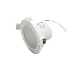 Φωτιστικό χωνευτό LED λευκό ντιμαριζόμενο 7W 700lm με δυνατότητα επιλογής φωτισμού CCT από διακόπτη IP44