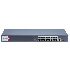Smart Managed Ethernet Hikvision DS-3E1518P-EI V2 18 port Gigabit Switch, 16 x 1000 PoE+ 30W