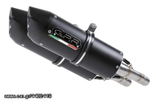 Gpr Διπλές Εξατμίσεις Furore Black Yamaha FZ6 Fazer 600 S1/S2  2004 - 2014