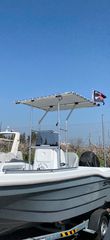 Τέντα βάρκας (T-Top) Bimini της Oceansouth αλουμινίου Φ32mm με γκρι τέντα.