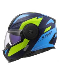 LS2 FF902 Scope II Duria Matt Blue/H-V Yellow