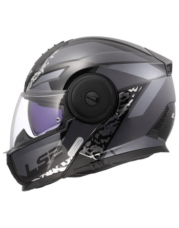 LS2 FF902 Scope II Oxyd Gloss Black/Titanium