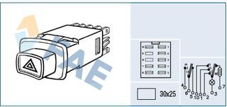 ΠΛΗΚΤΡΟ ΑΛΑΡΜ 12V SCANIA 113/143