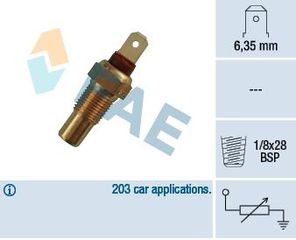ΒΑΛΒΙΔΑ ΘΕΡΜΟΚΡ. ΝΕΡΟΥ 1/8x28 BSP  DAIHATSU, HYUNDAI, ISUZU, KIA, LEXUS, MAZDA, MITSUBISHI, OPEL, SUZUKI