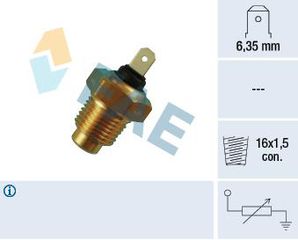 ΒΑΛΒΙΔΑ ΘΕΡΜΟΚΡ. ΝΕΡΟΥ M16x1.5con.  Α.R 156, FIAT BRAVA/VO/CIQUENCENTO