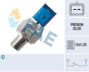ΒΑΛΒΙΔΑ ΠΙΕΣΗΣ ΛΑΔΙΟΥ M12x1.25  CITROEN, FIAT, PEUGEOT 206/306/406/607