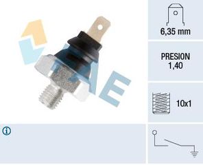 ΒΑΛΒΙΔΑ ΠΙΕΣΗΣ ΛΑΔΙΟΥ M10x1 1.4 bar ΜΑΥΡΗ  AUDI, FORD, M/S, SEAT, SKODA, VW