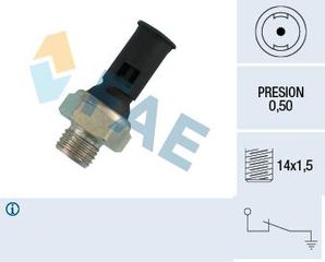 ΒΑΛΒΙΔΑ ΠΙΕΣΗΣ ΛΑΔΙΟΥ M14x1.5  FORD FOCUS II  2.5 ST  05-12>, VOLVO