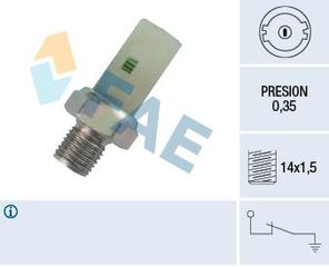 ΒΑΛΒΙΔΑ ΠΙΕΣΗΣ ΛΑΔΙΟΥ M14x1.5  MITSUBISHI, RENAULT CLIO II, VOLVO 440/460/480