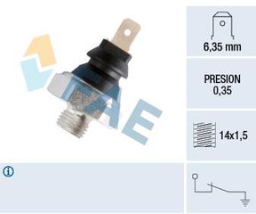 ΒΑΛΒΙΔΑ ΠΙΕΣΗΣ ΛΑΔΙΟΥ M14x1.5  A.R, CITROEN, FIAT, IVECO, LADA, LANCIA, OPEL, PEUGEOT
