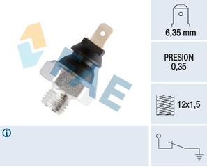 ΒΑΛΒΙΔΑ ΠΙΕΣΗΣ ΛΑΔΙΟΥ M12x1.5  BMW, FIAT, LANCIA, M/S, SEAT, SMART 450 0.6 0.7, VW, ZASTAVA