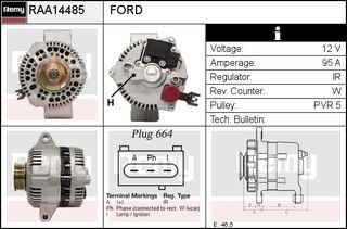 ΔΥΝΑΜΟ 12V 95A FORD MONDEO I/II  93-00