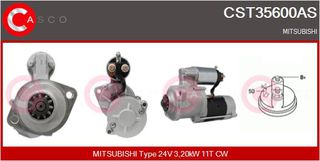 ΜΙΖΑ MITSUBISHI  24V 3.2KW 11Δ.