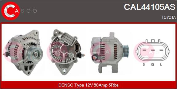 ΔΥΝΑΜΟ 12V 80A TOYOTA